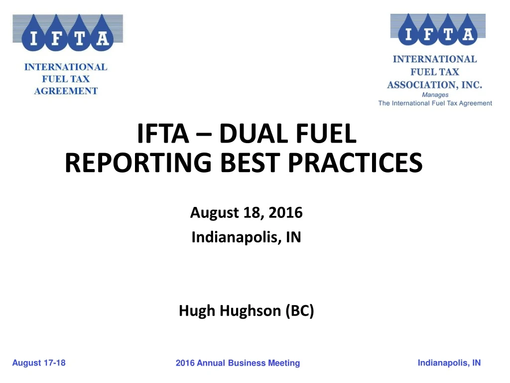 ifta dual fuel reporting best practices