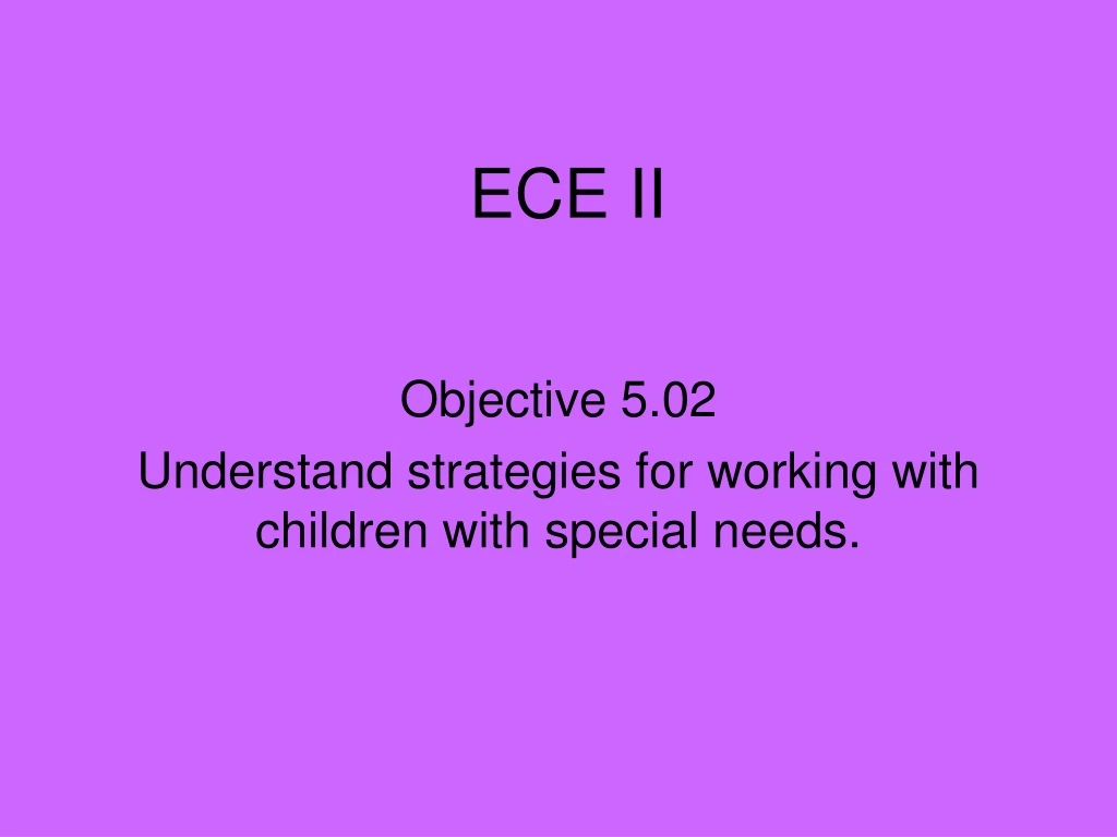 ece ii