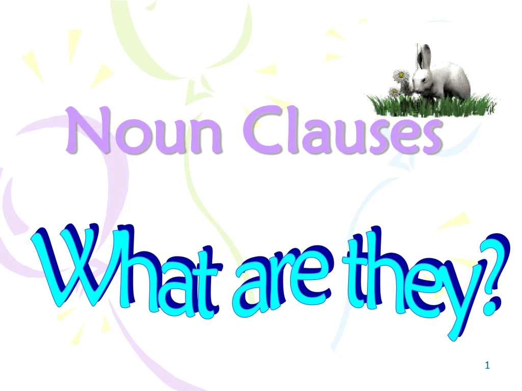 noun clauses