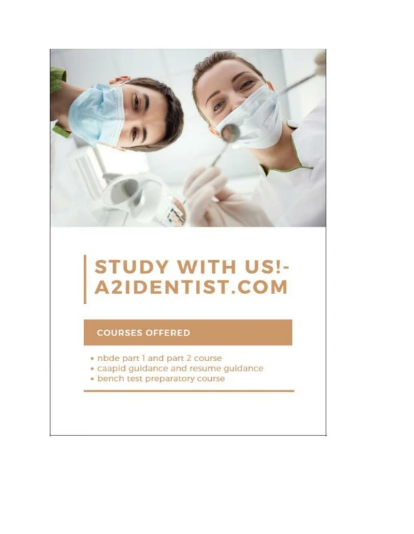 Do you need guidance to study dentistry in USA? – check a2identist