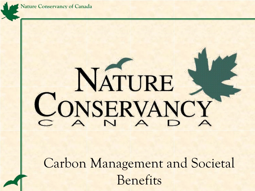 nature conservancy of canada