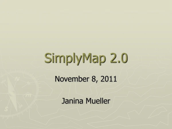 SimplyMap 2.0