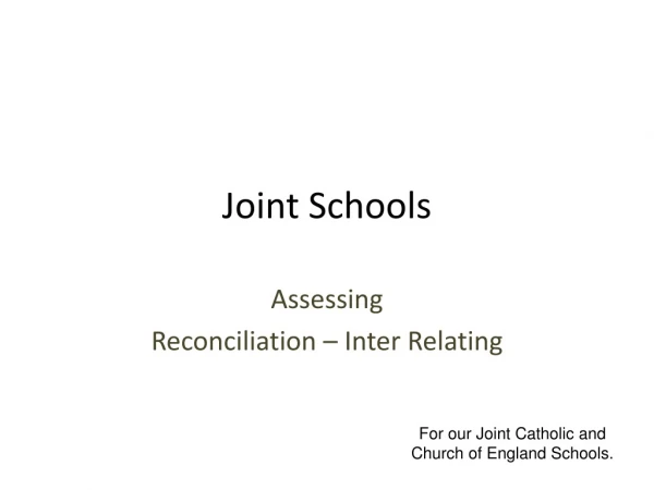 Joint Schools