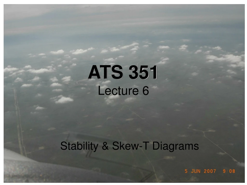 stability skew t diagrams