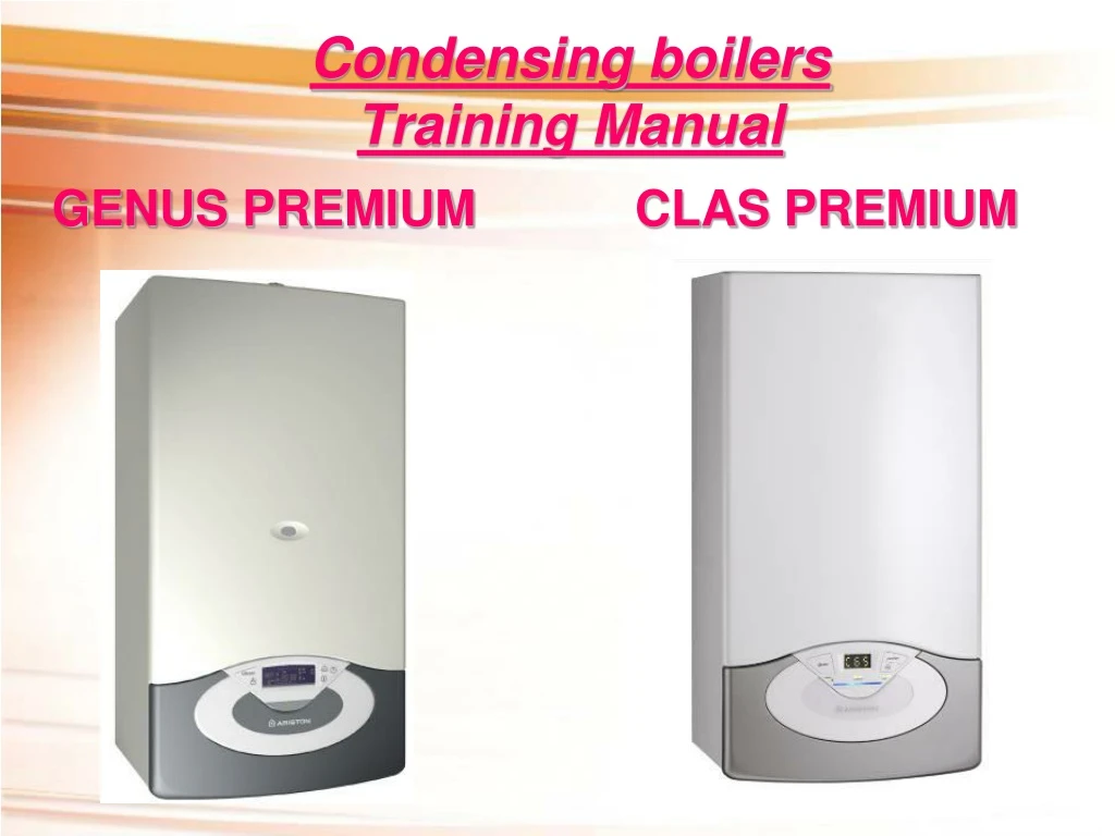 condensing boilers training manual