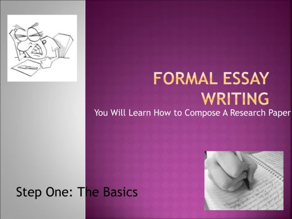 Formal Essay Writing