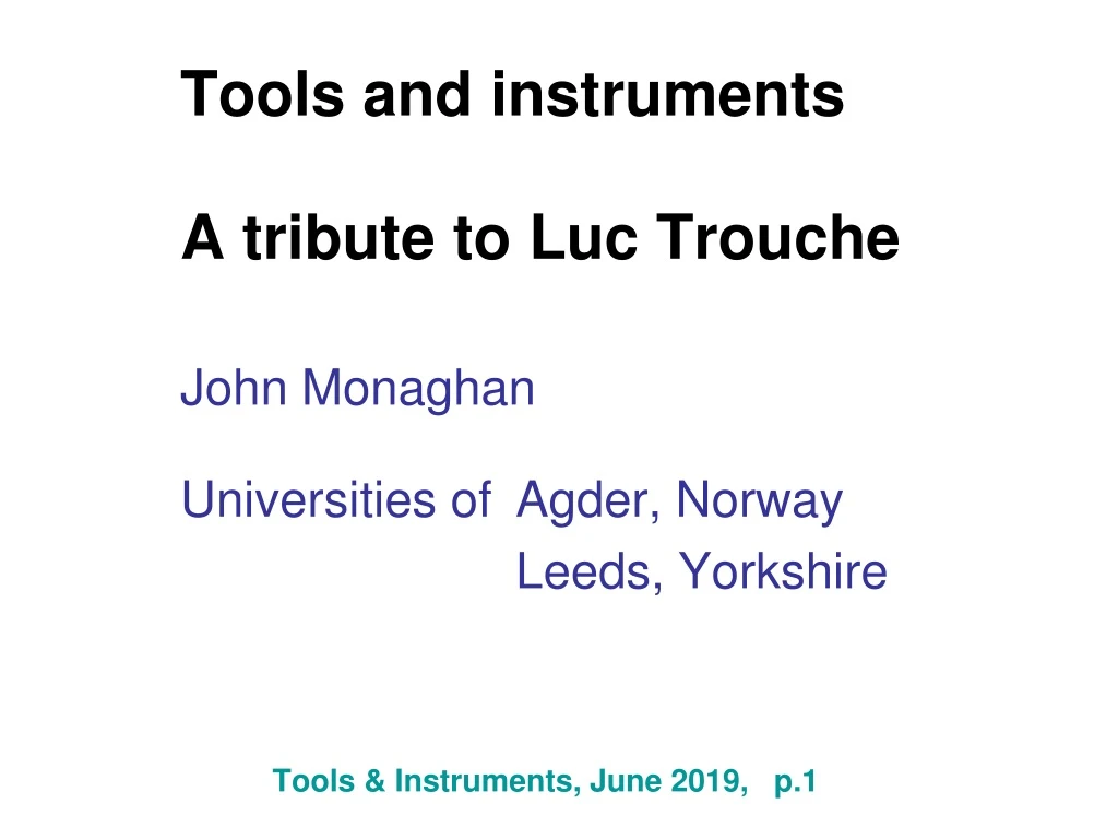 tools instruments june 2019 p 1