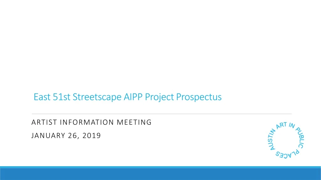 east 51st streetscape aipp project prospectus