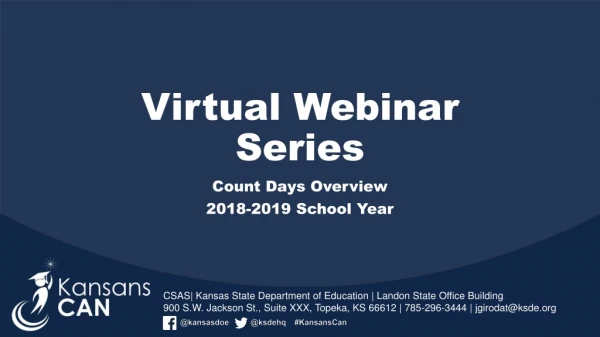 Virtual Webinar Series