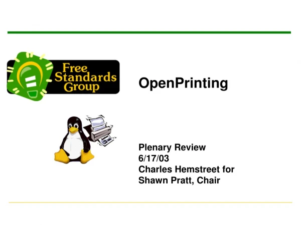 OpenPrinting