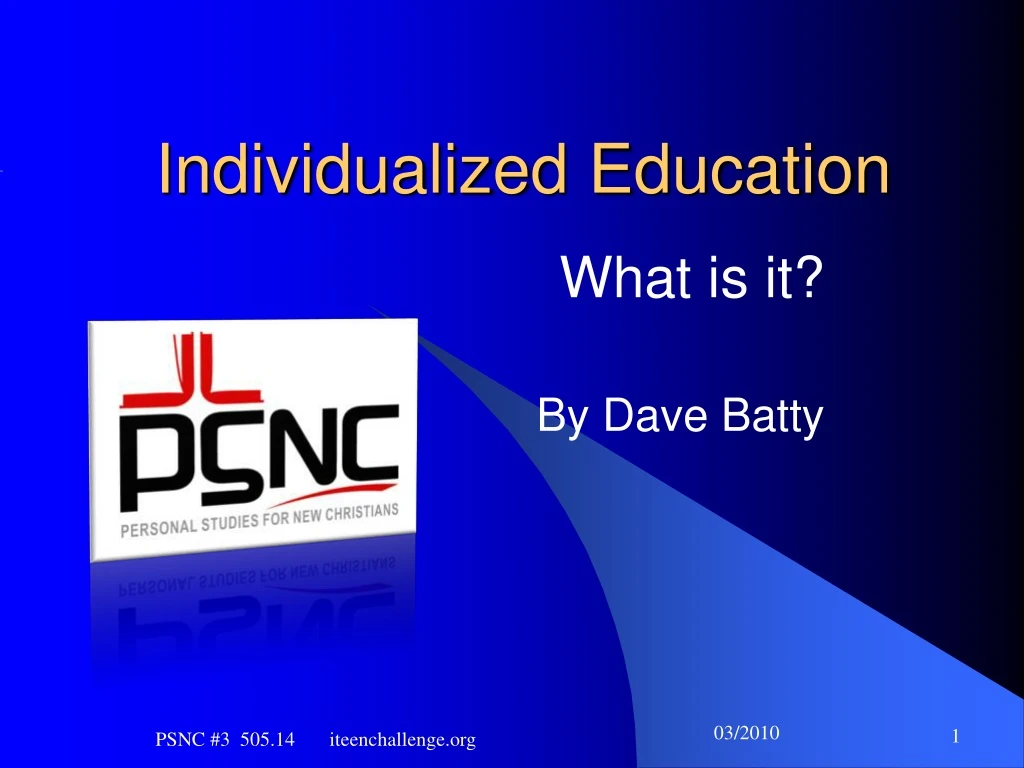 individualized education