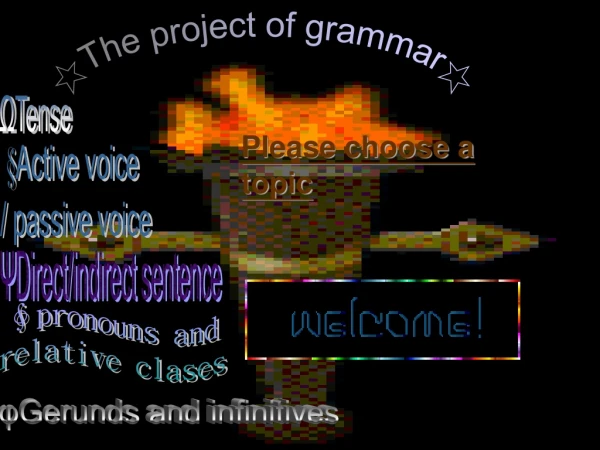 ☆The project of grammar☆