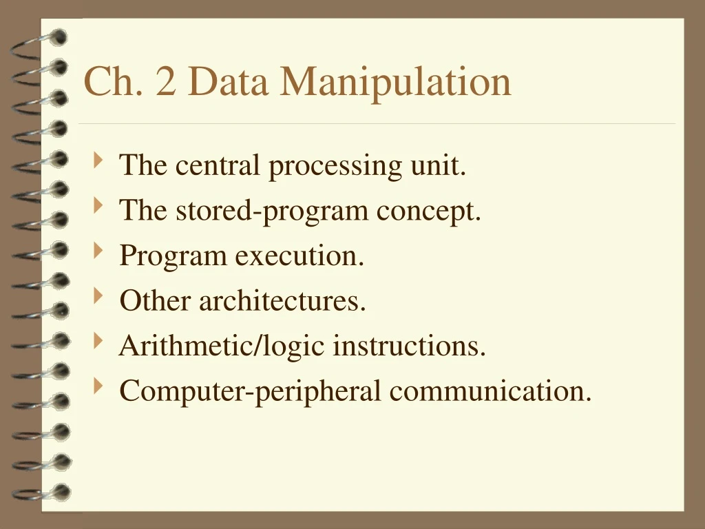 ch 2 data manipulation