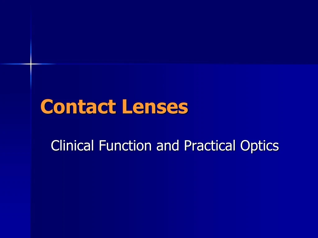 contact lenses