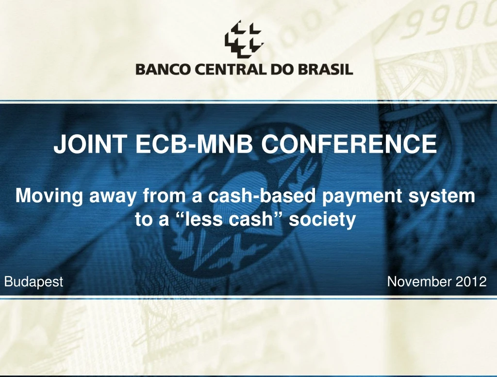 joint ecb mnb conference