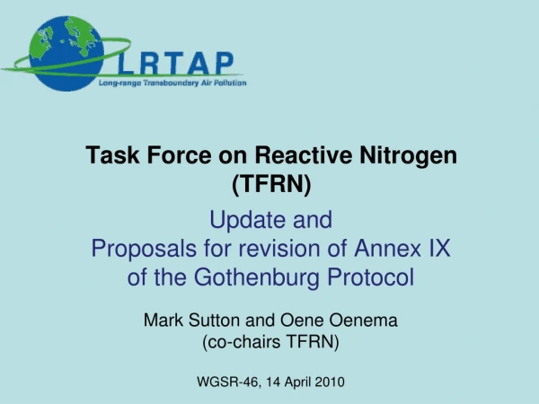 Task Force on Reactive Nitrogen (TFRN)