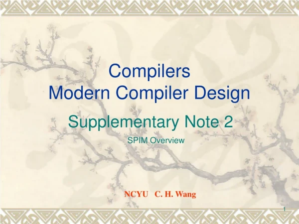 Compilers Modern Compiler Design