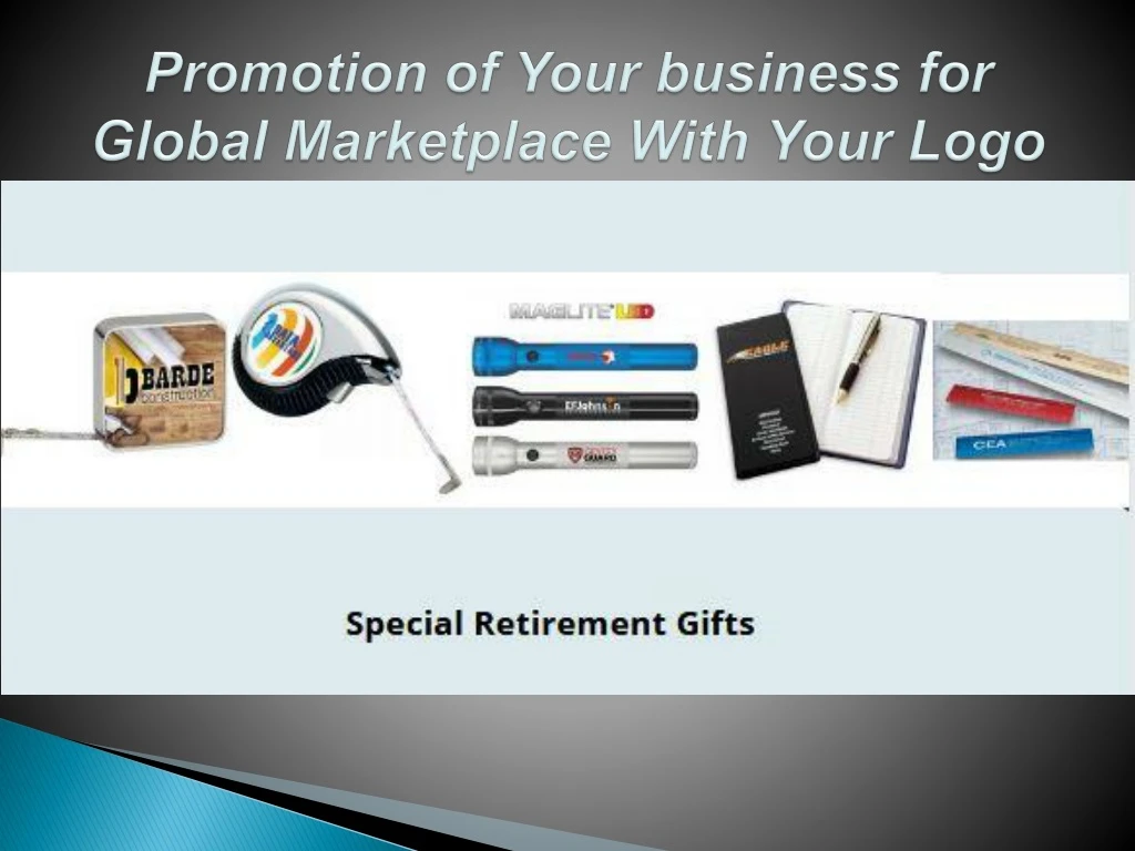 promotion of your business for global marketplace with your logo