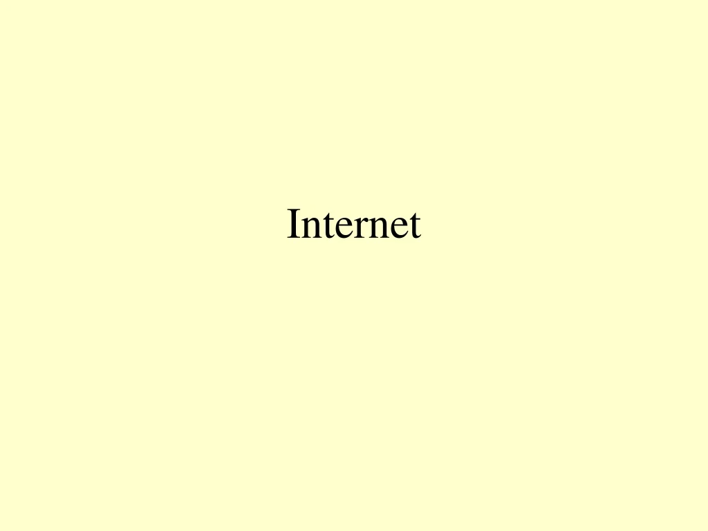 internet