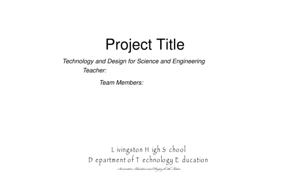 Project Title