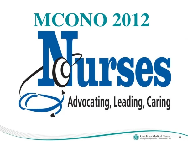 MCONO 2012