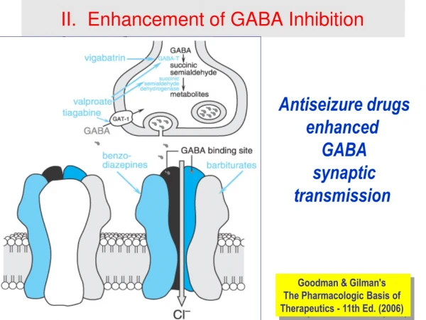 Enhancement of GABA Inhibition