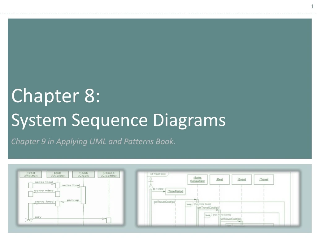 chapter 8 system sequence diagrams chapter