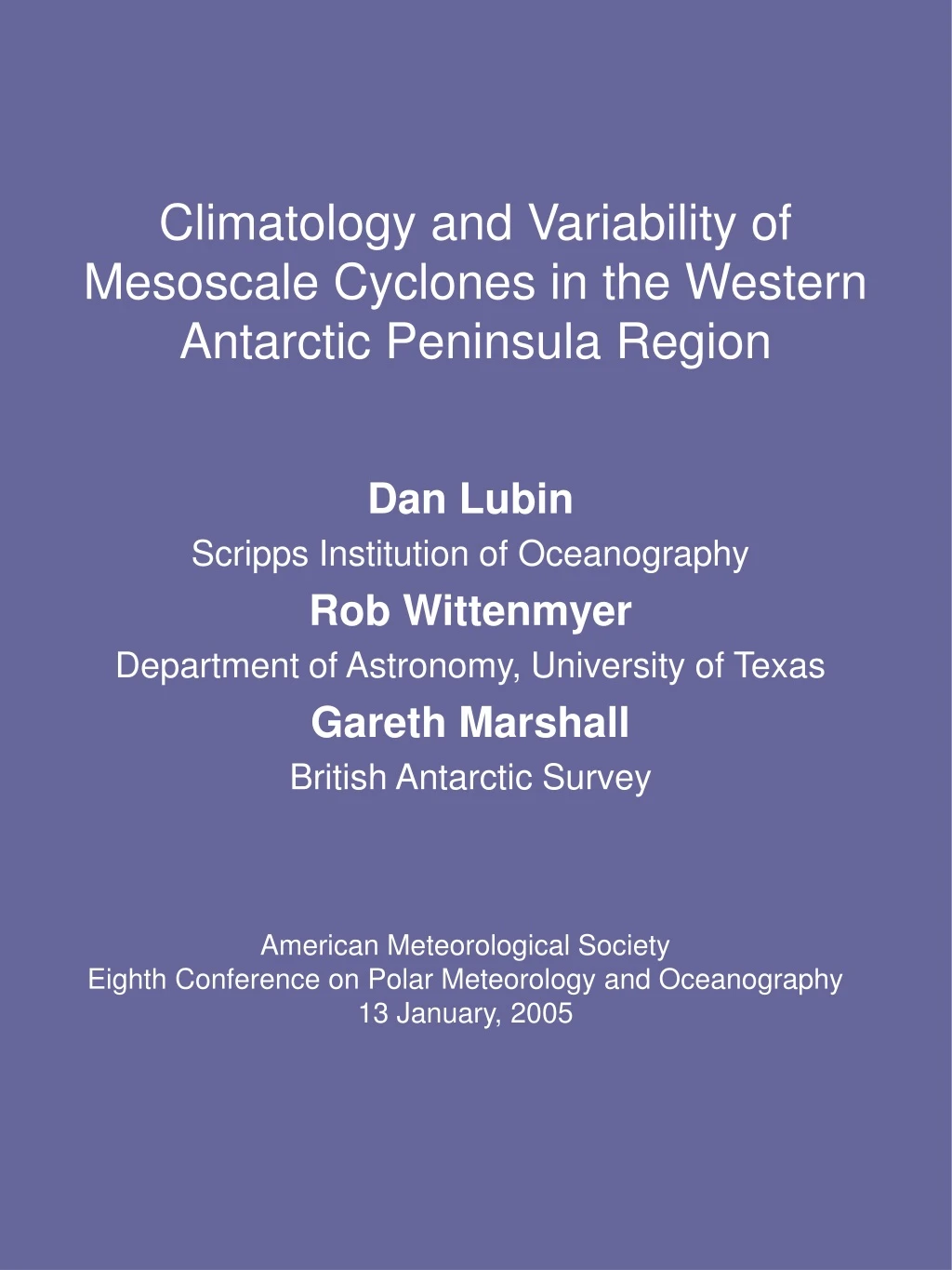 climatology and variability of mesoscale cyclones in the western antarctic peninsula region