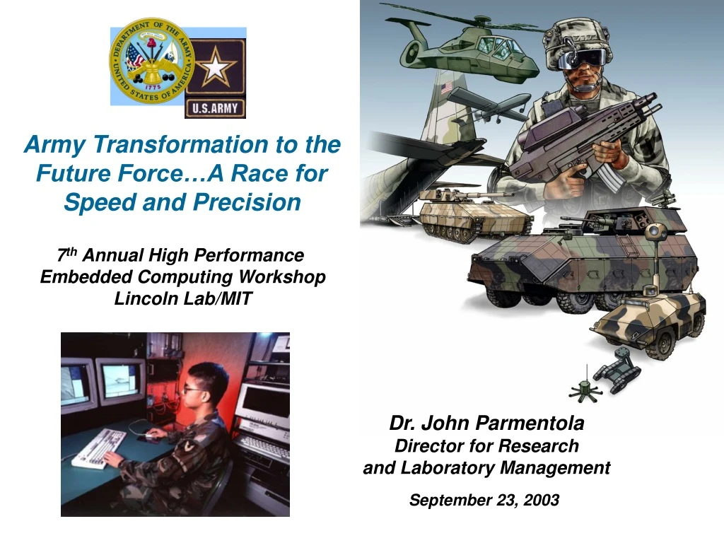army transformation to the future force a race