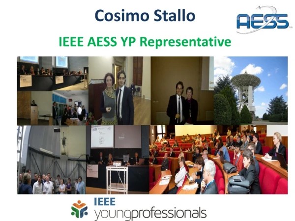 Cosimo Stallo IEEE AESS YP Representative