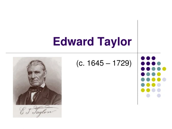 Edward Taylor