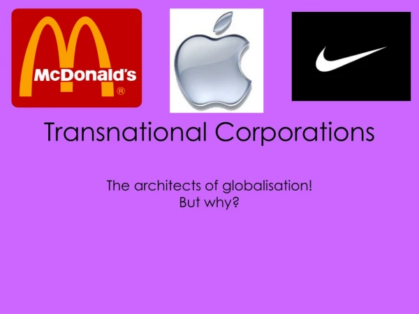 Transnational Corporations