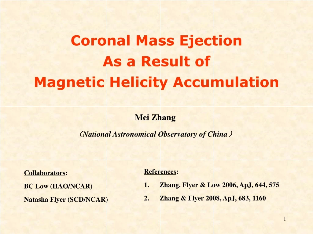 coronal mass ejection as a result of magnetic