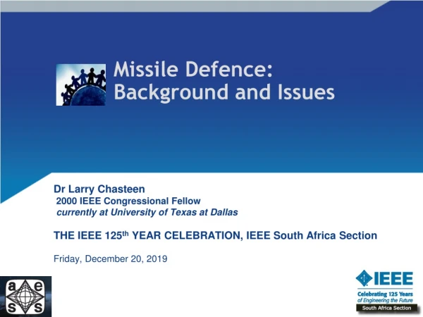 Missile Defence: Background and Issues