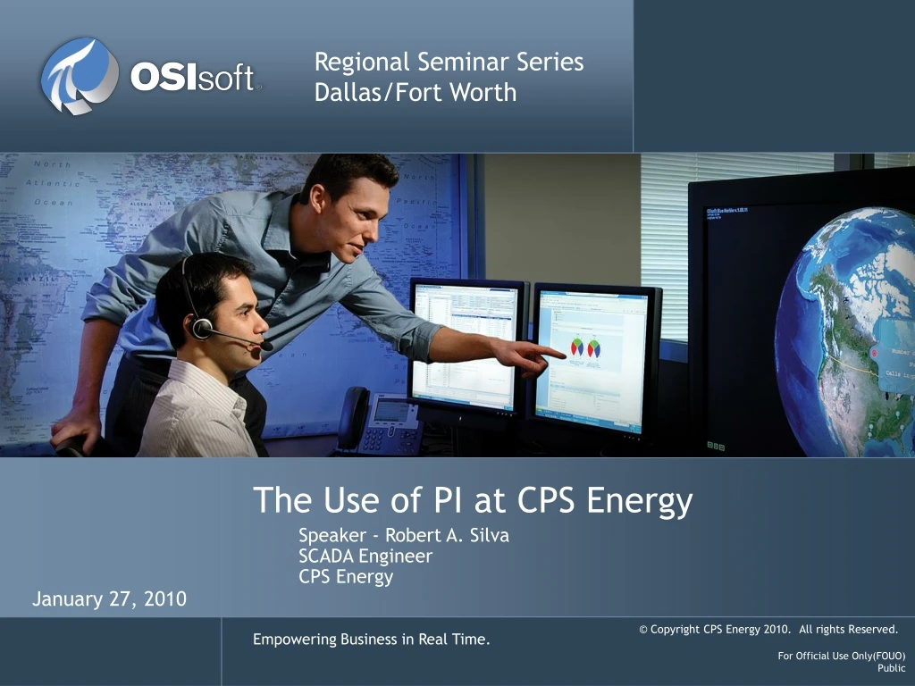 the use of pi at cps energy