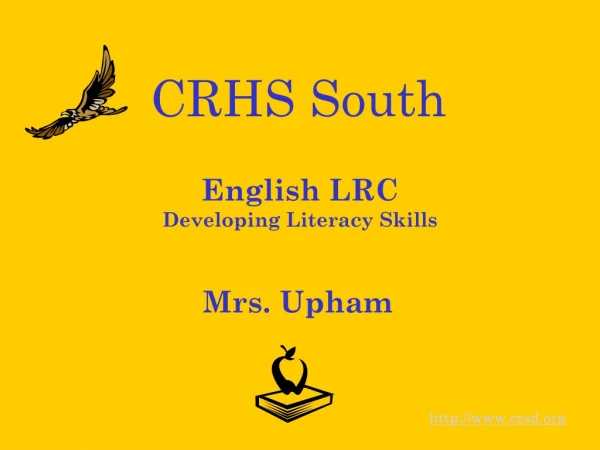 English LRC Developing Literacy Skills