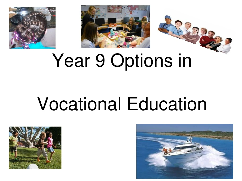 year 9 options in vocational education