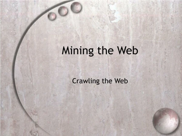 Mining the Web