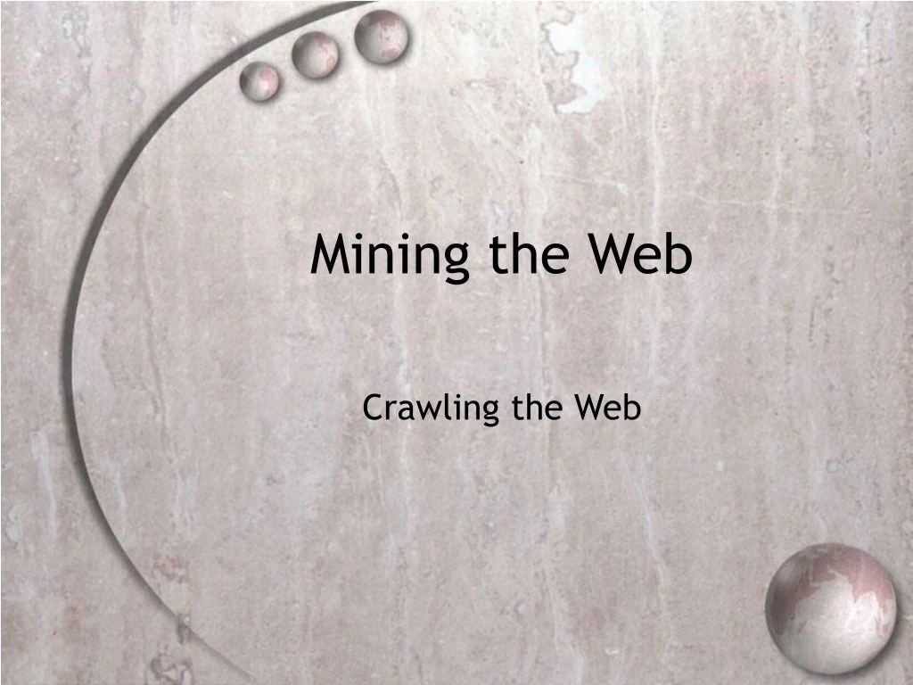 mining the web