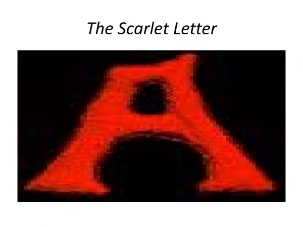 The Scarlet Letter