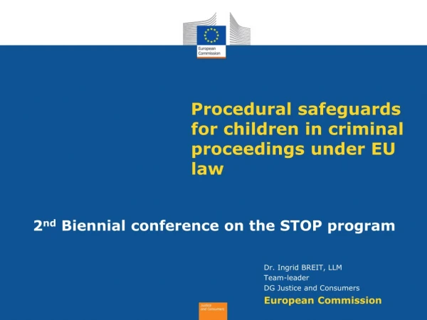 Procedural safeguards for children in criminal proceedings under EU law