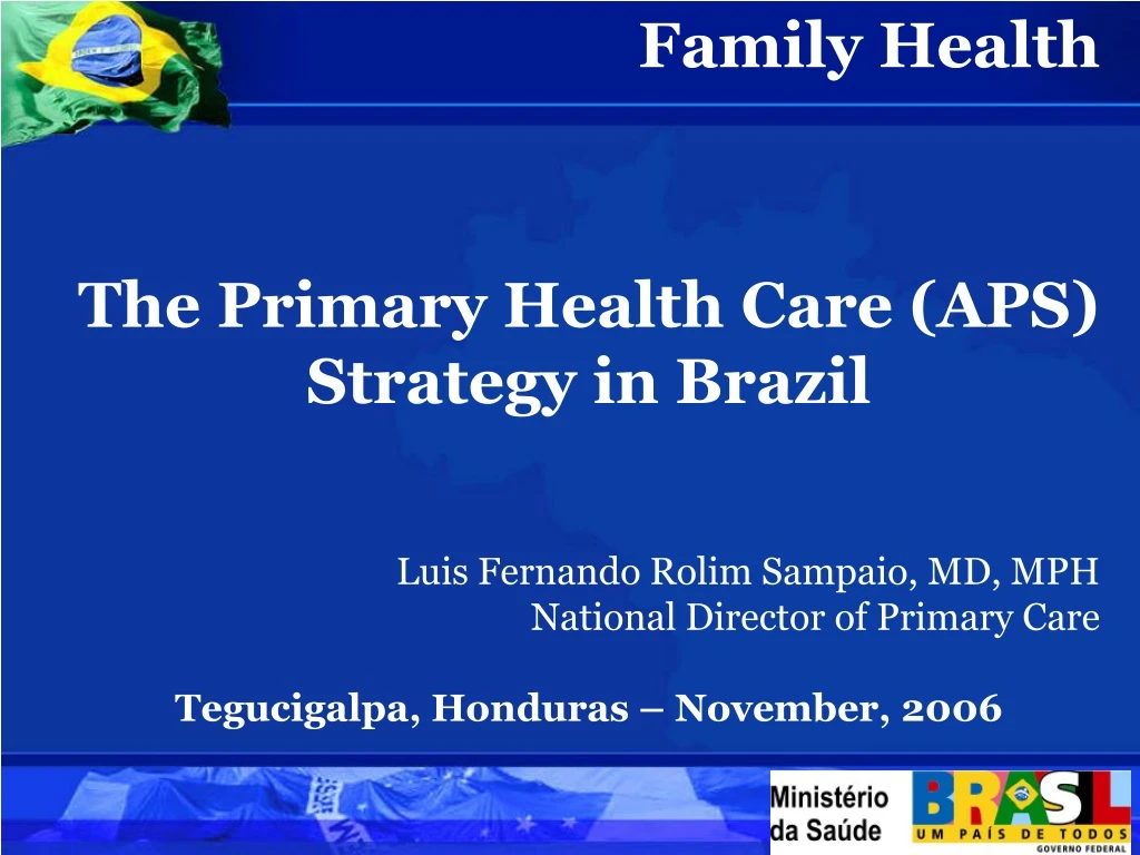 family health the primary health care