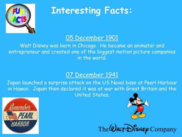 Interesting Facts: