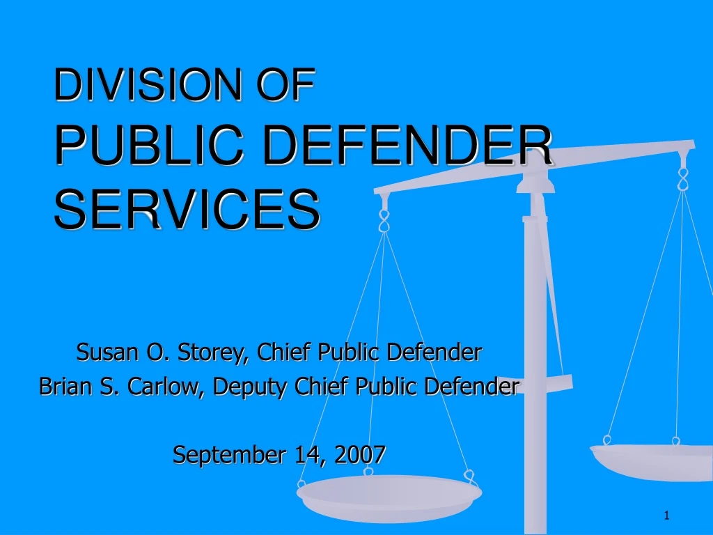 division of public defender services