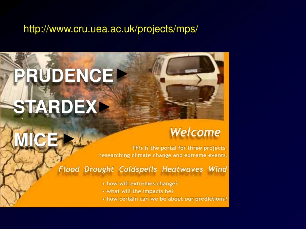 http www cru uea ac uk projects mps