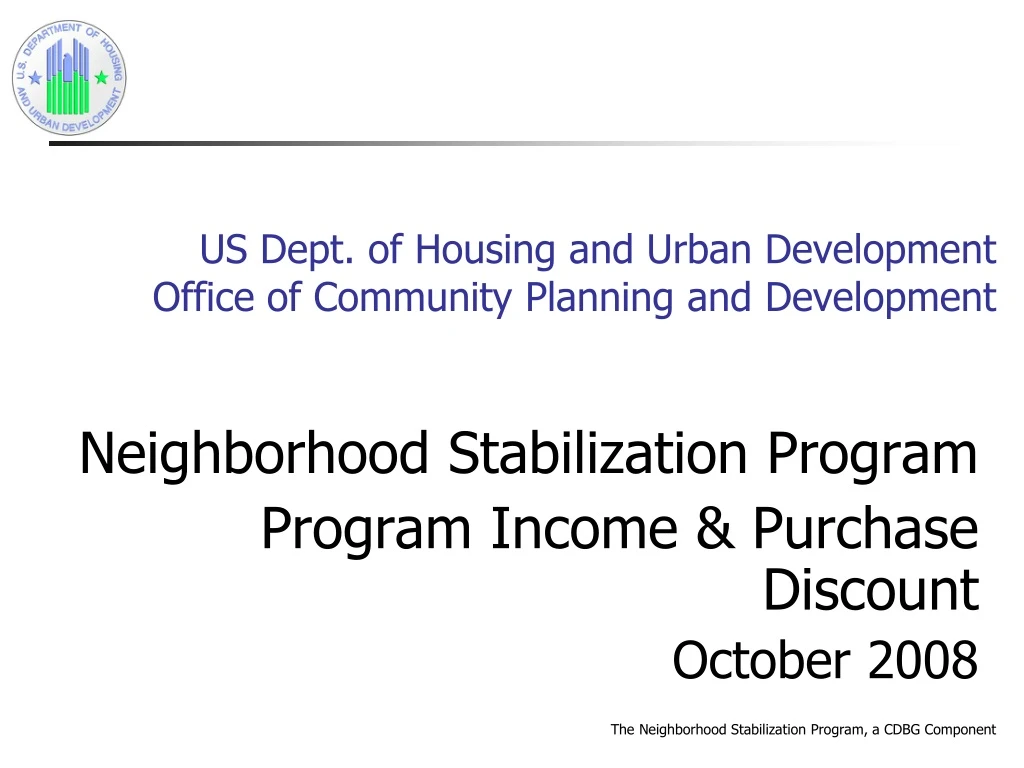 us dept of housing and urban development office of community planning and development
