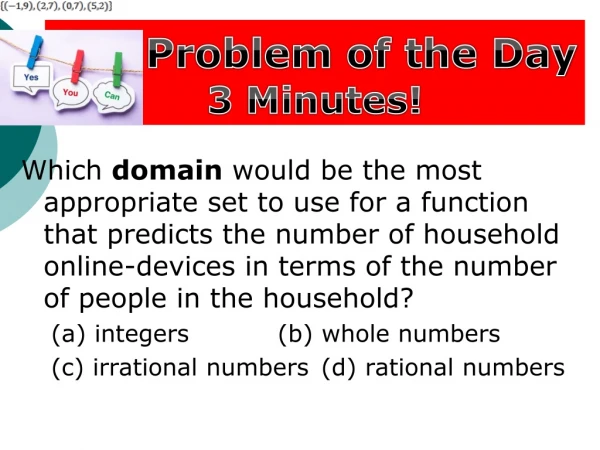 Problem of the Day 3 Minutes!