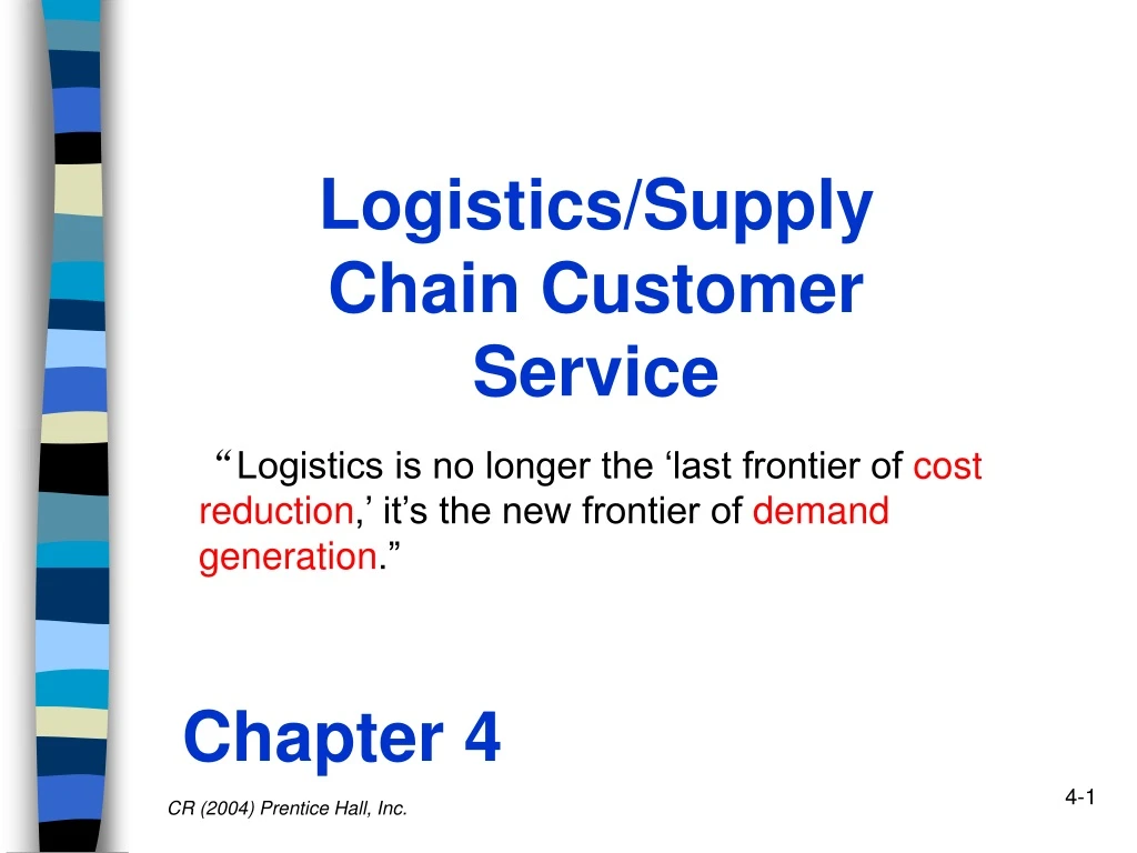 logistics supply chain customer service