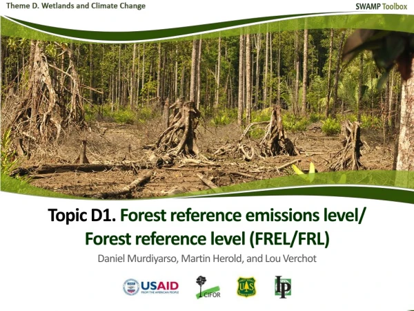 Introduction Reference for mitigation Definitions Developing FREL/FRL Modalities for FREL/FRL