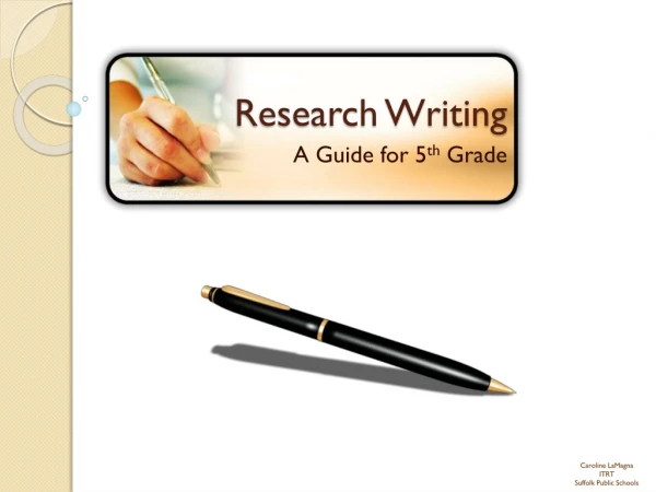 Research Writing